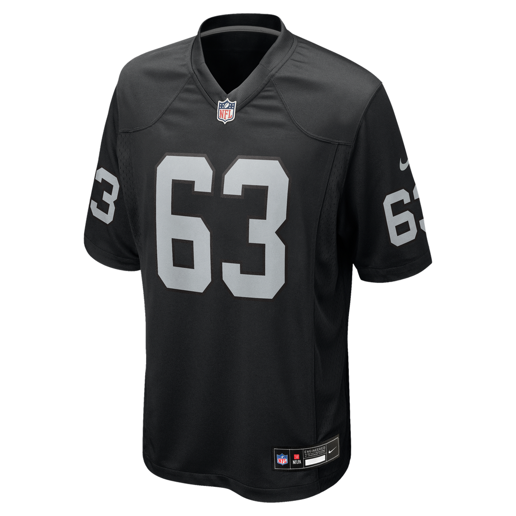 Las Vegas Raiders Gene Upshaw Nike Black Game Retired Player Jersey