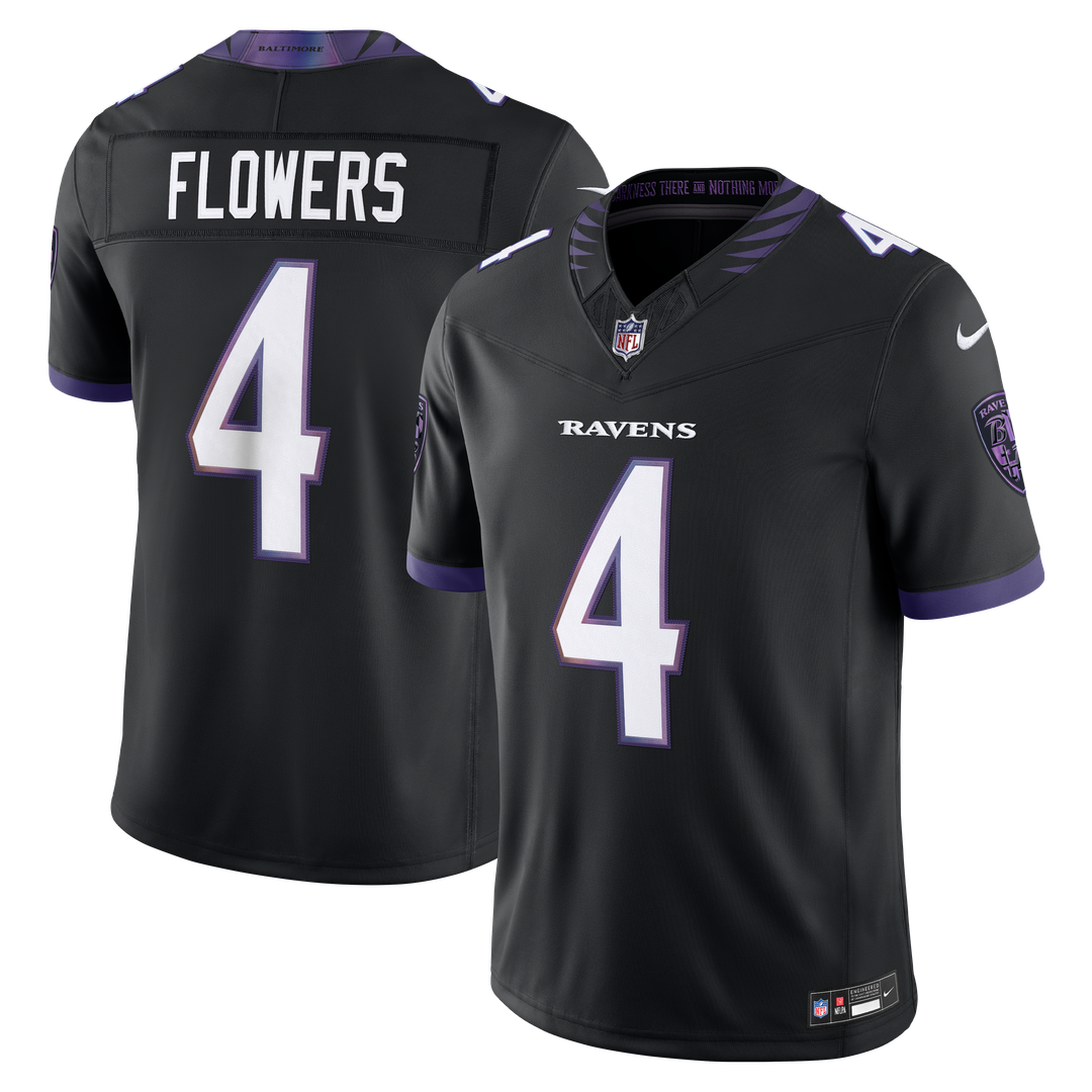 Baltimore Ravens Zay Flowers Nike Purple Team Vapor F.U.S.E. Stitched Limited Jersey