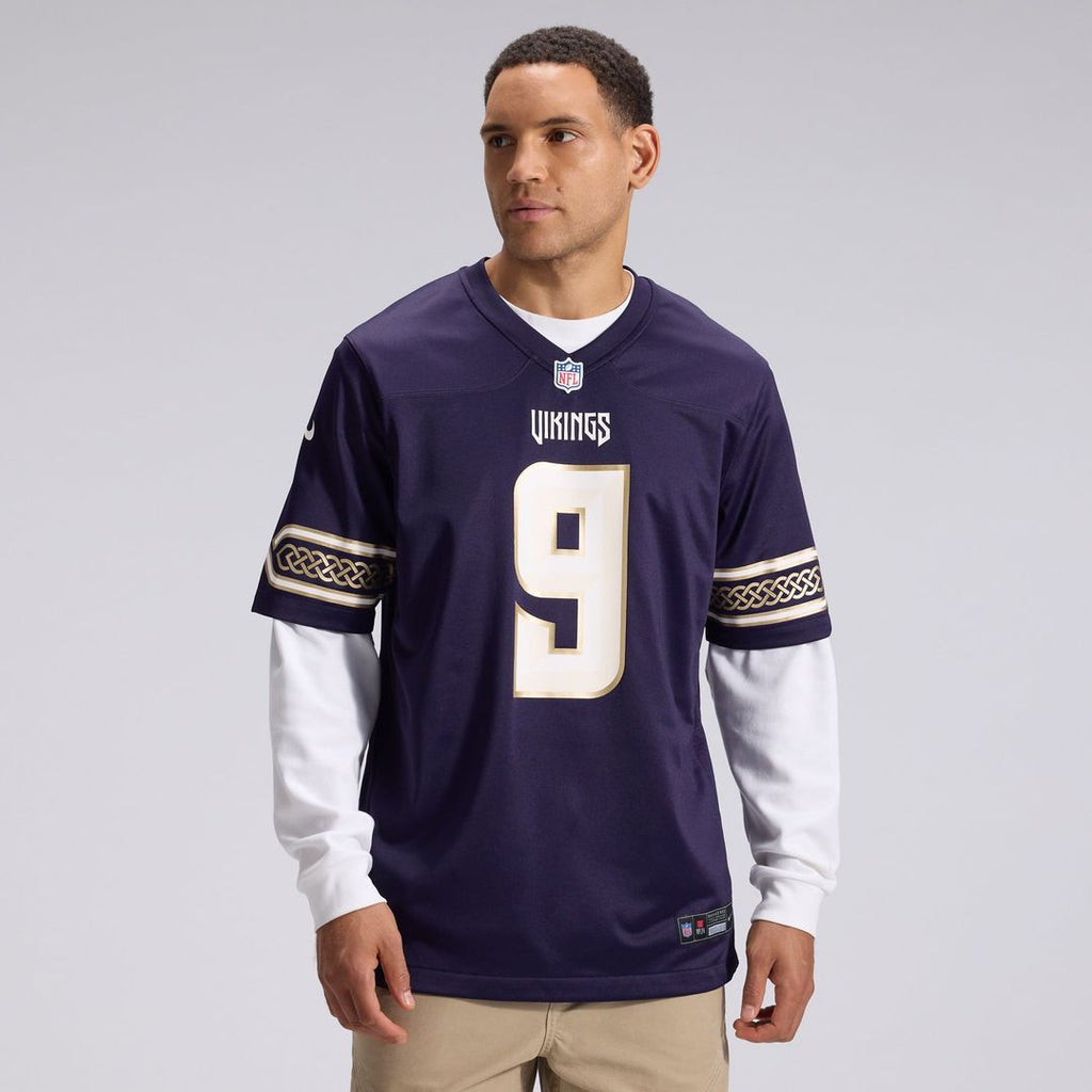 Minnesota Vikings J.J McCarthy Nike Purple 2026 Rivalries Collection Game Jersey