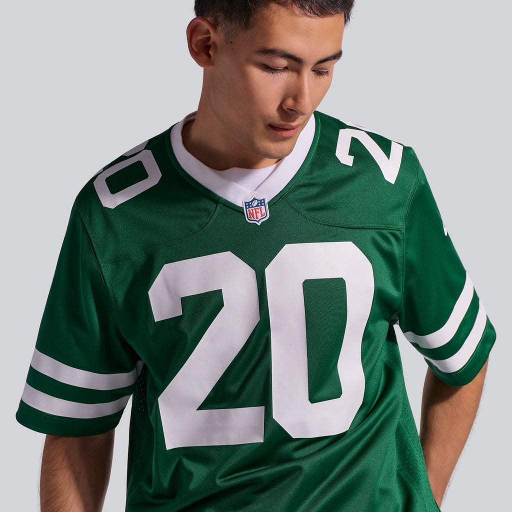 New York Jets Breece Hall Nike Legacy White Game Jersey