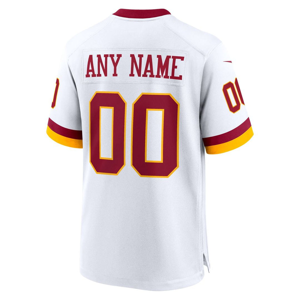 Washington Commanders Nike Black Hail Raiser Alternate Custom Game Jersey
