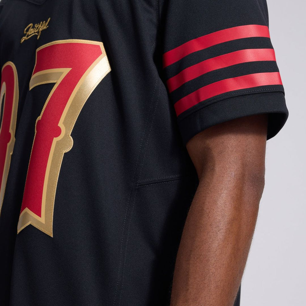 San Francisco 49ers Nick Bosa Nike Black Rivalries Collection Stitched Limited Jersey
