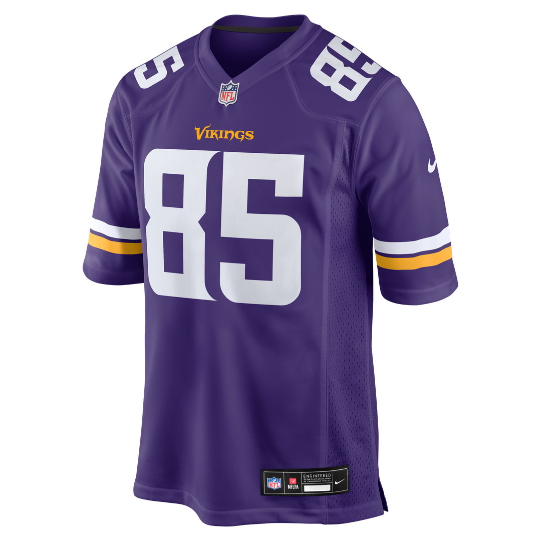 Minnesota Vikings Ben Yurosek Nike Purple Team Game Jersey