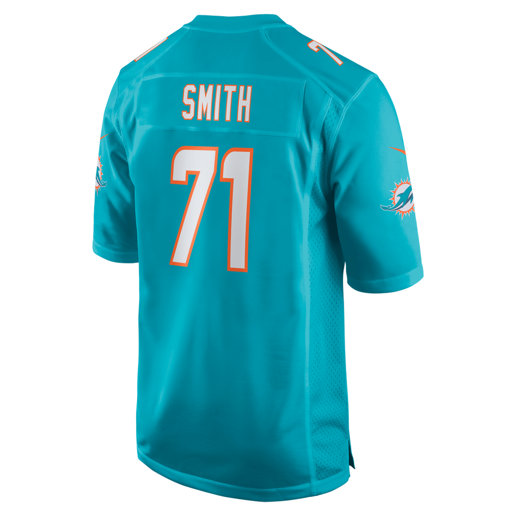 Miami Dolphins Kion Smith Nike Aqua Game Jersey