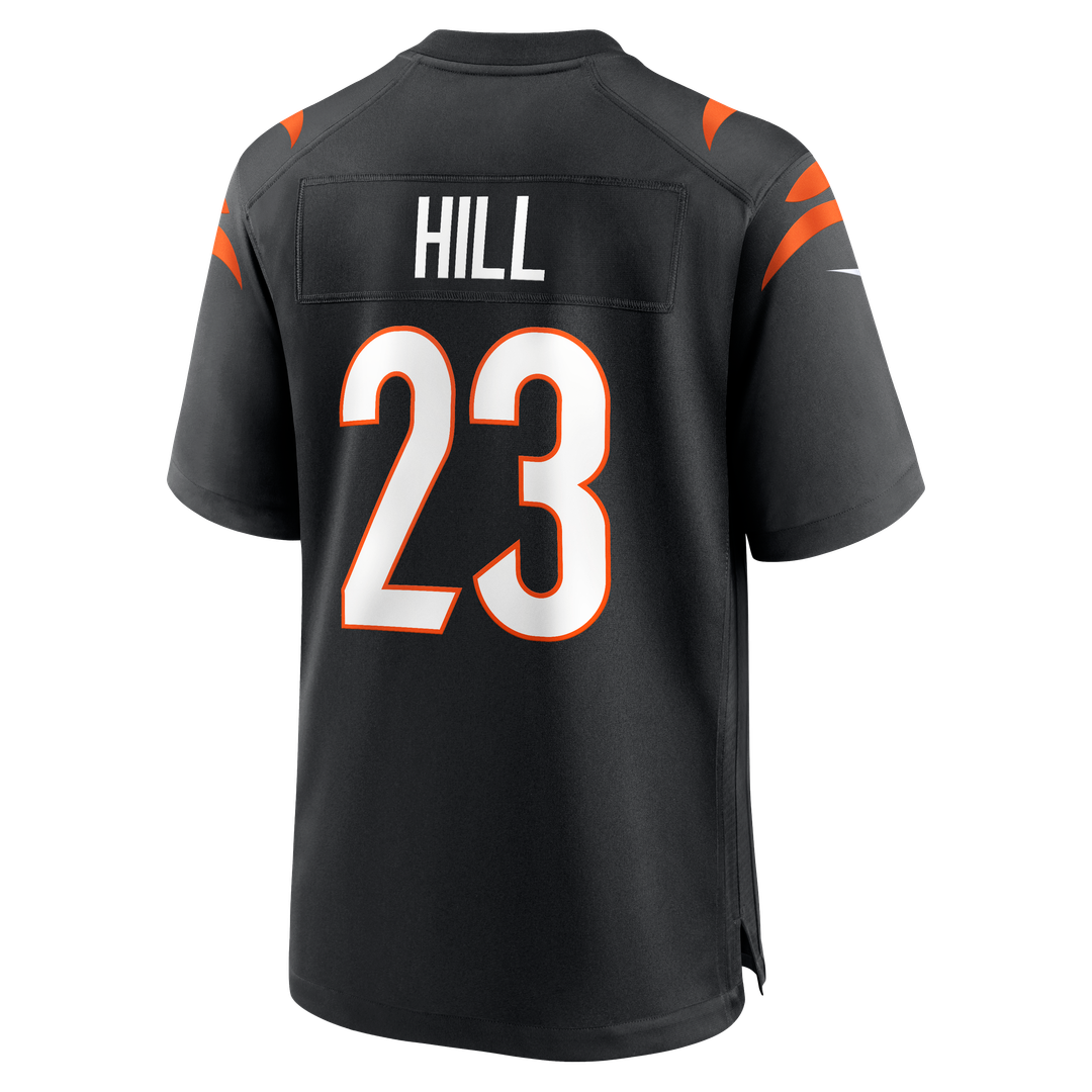 Cincinnati Bengals Daxton Hill Nike Black Player Game Jersey