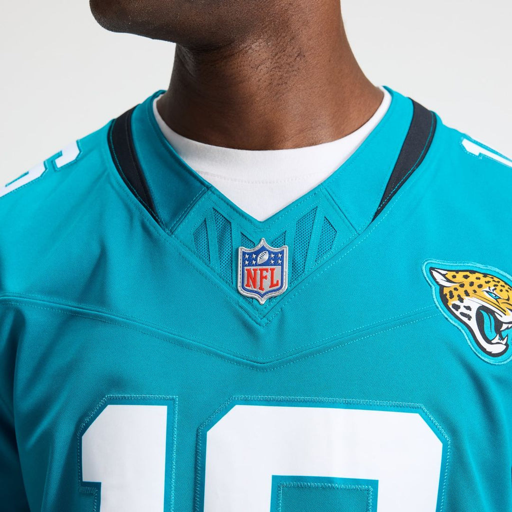 Jacksonville Jaguars Trevor Lawrence Nike Teal Team Vapor F.U.S.E. Stitched Limited Jersey
