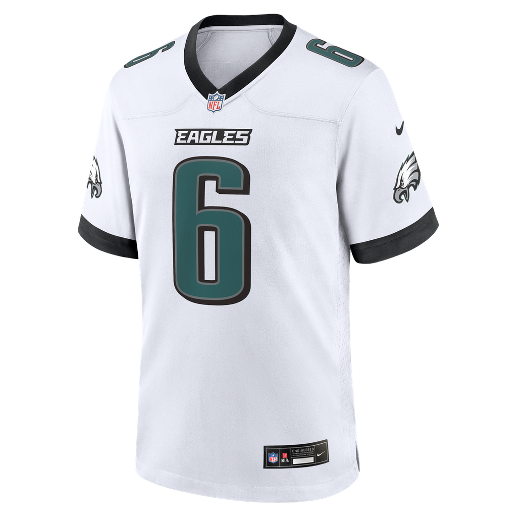 Philadelphia Eagles DeVonta Smith Nike Black Alternate Game Jersey