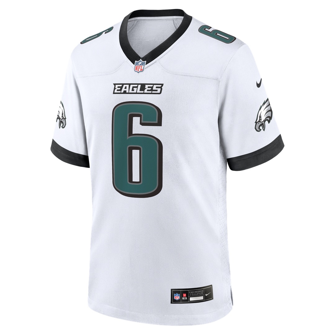 Philadelphia Eagles DeVonta Smith Nike Black Alternate Game Jersey