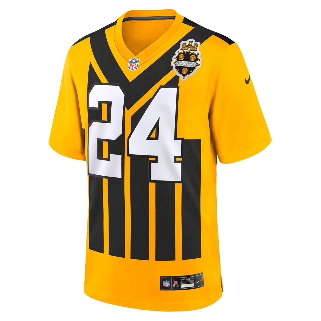 Pittsburgh Steelers Joey Porter Jr. Nike Black Game Jersey