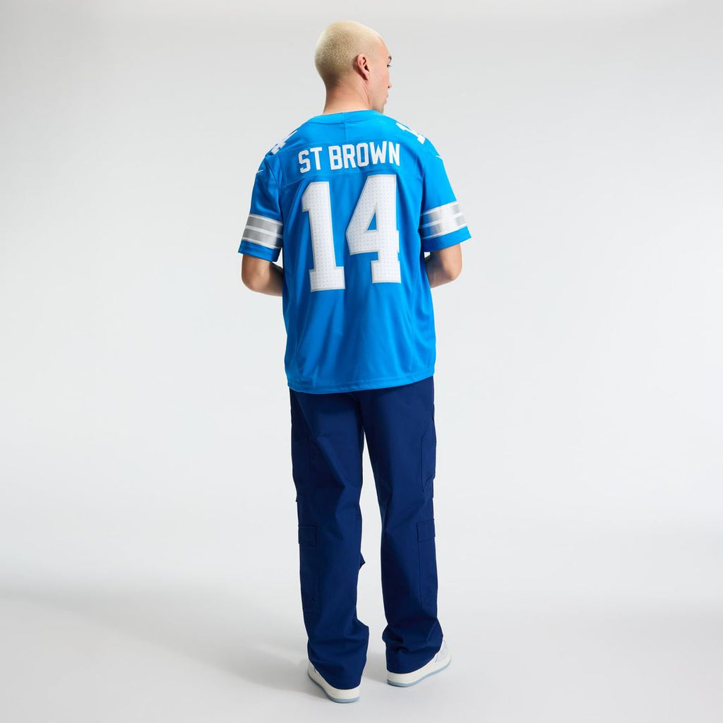 Detroit Lions Amon-Ra St. Brown Nike Black Alternate Vapor F.U.S.E. Stitched Limited Jersey