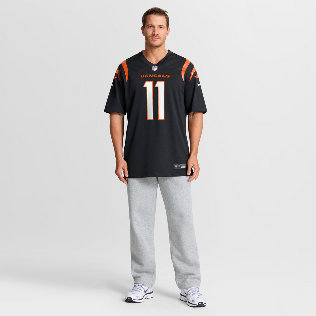 Cincinnati Bengals Josh Johnson Nike Black Team Game Jersey