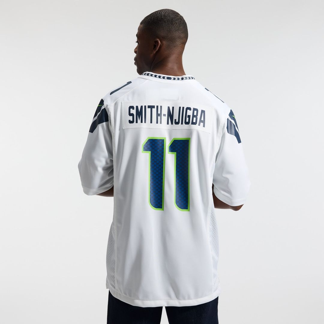 Seattle Seahawks Jaxon Smith-Njigba Nike Royal Throwback Player Game Jersey