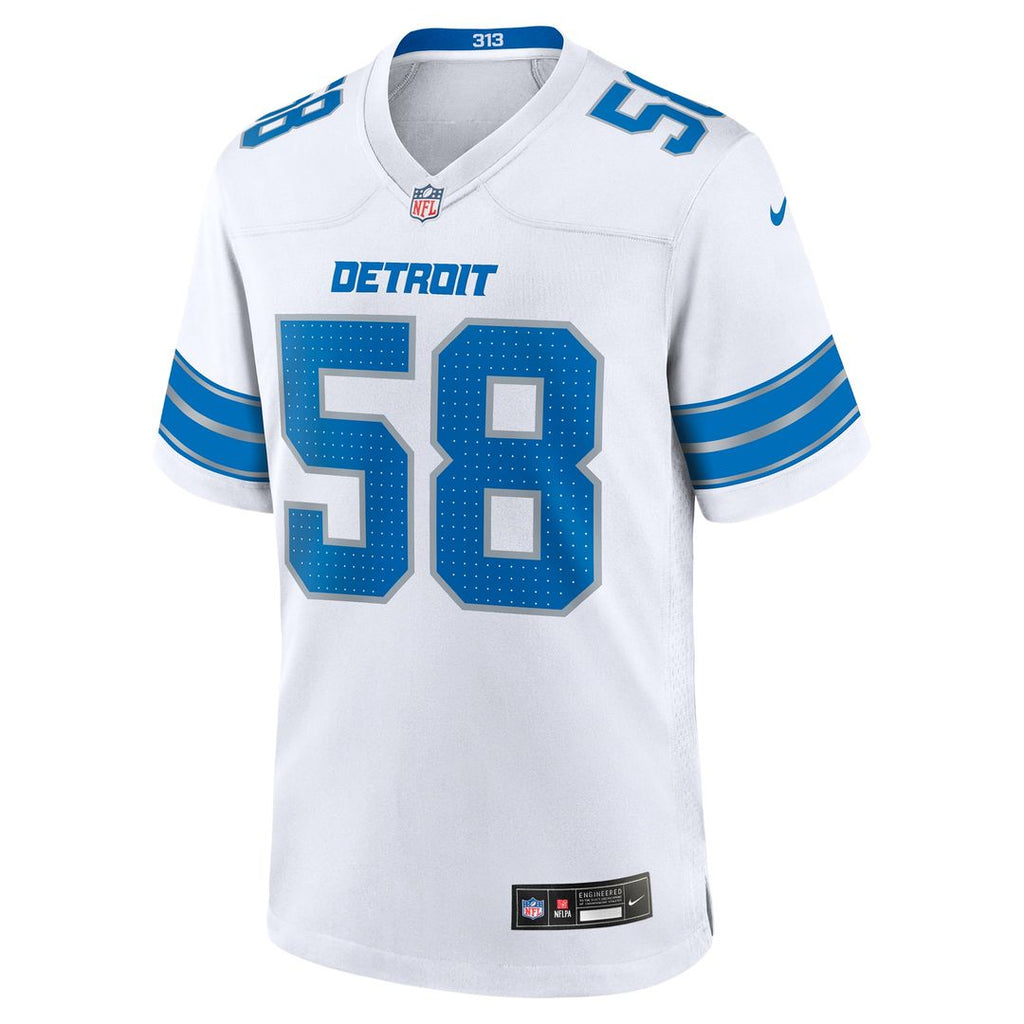 Detroit Lions Penei Sewell Nike Blue Game Jersey