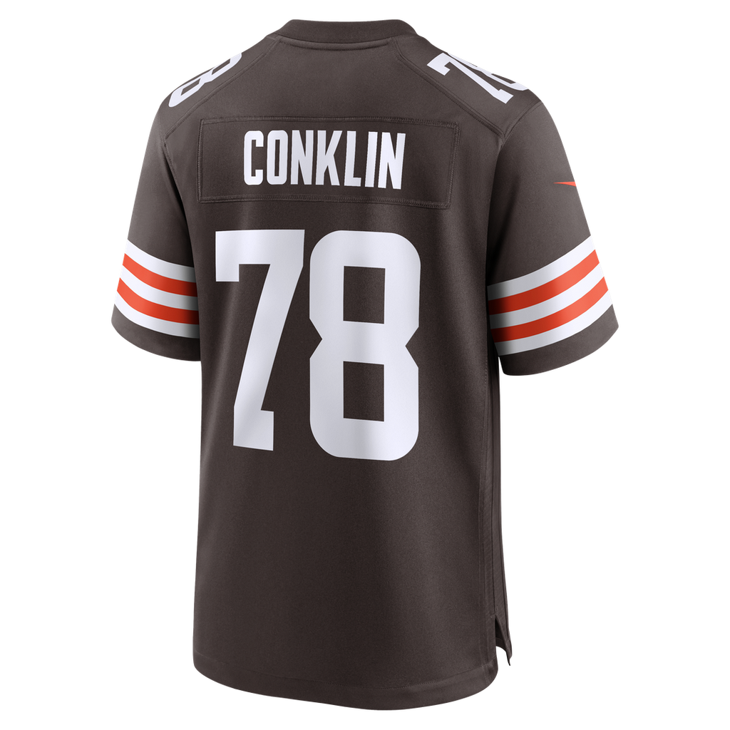 Cleveland Browns Jack Conklin Nike Brown Game Player Jersey