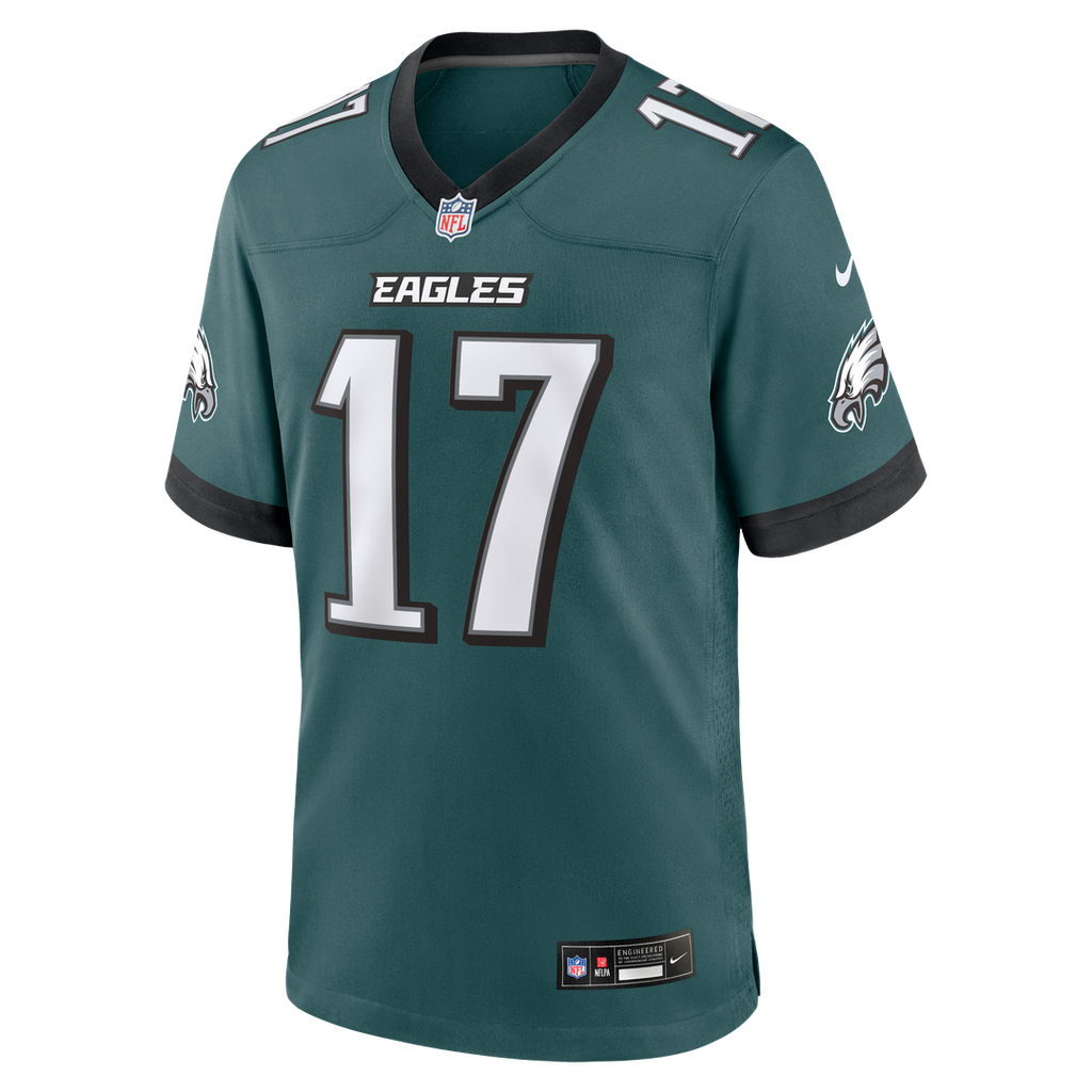 Philadelphia Eagles Arnold Ebiketie Nike Midnight Green Team Game Jersey
