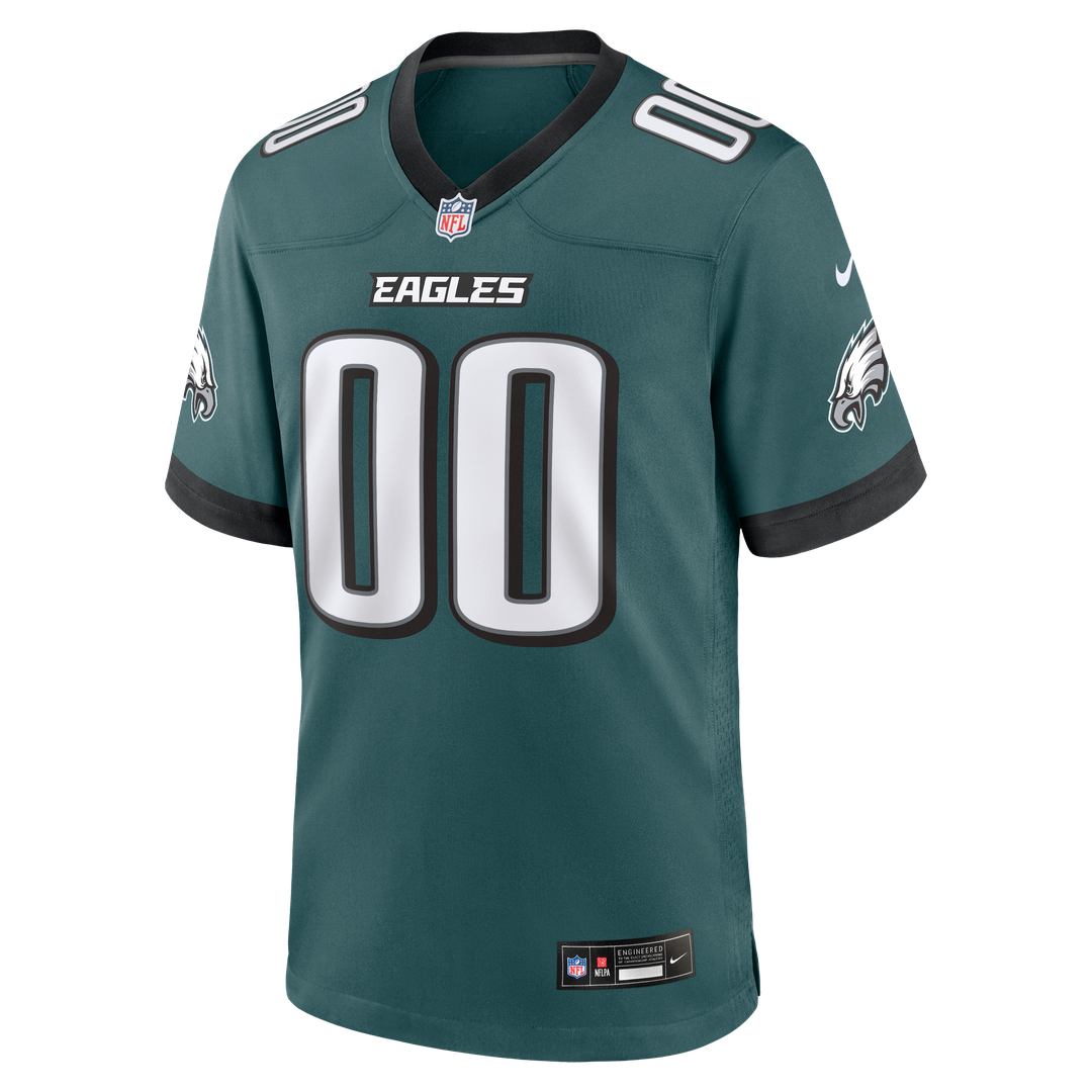 Philadelphia Eagles Nike White White Custom Game Jersey