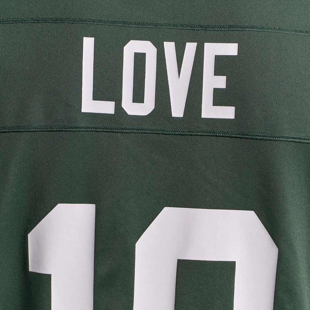 Green Bay Packers Jordan Love Nike Green Player Game Jersey