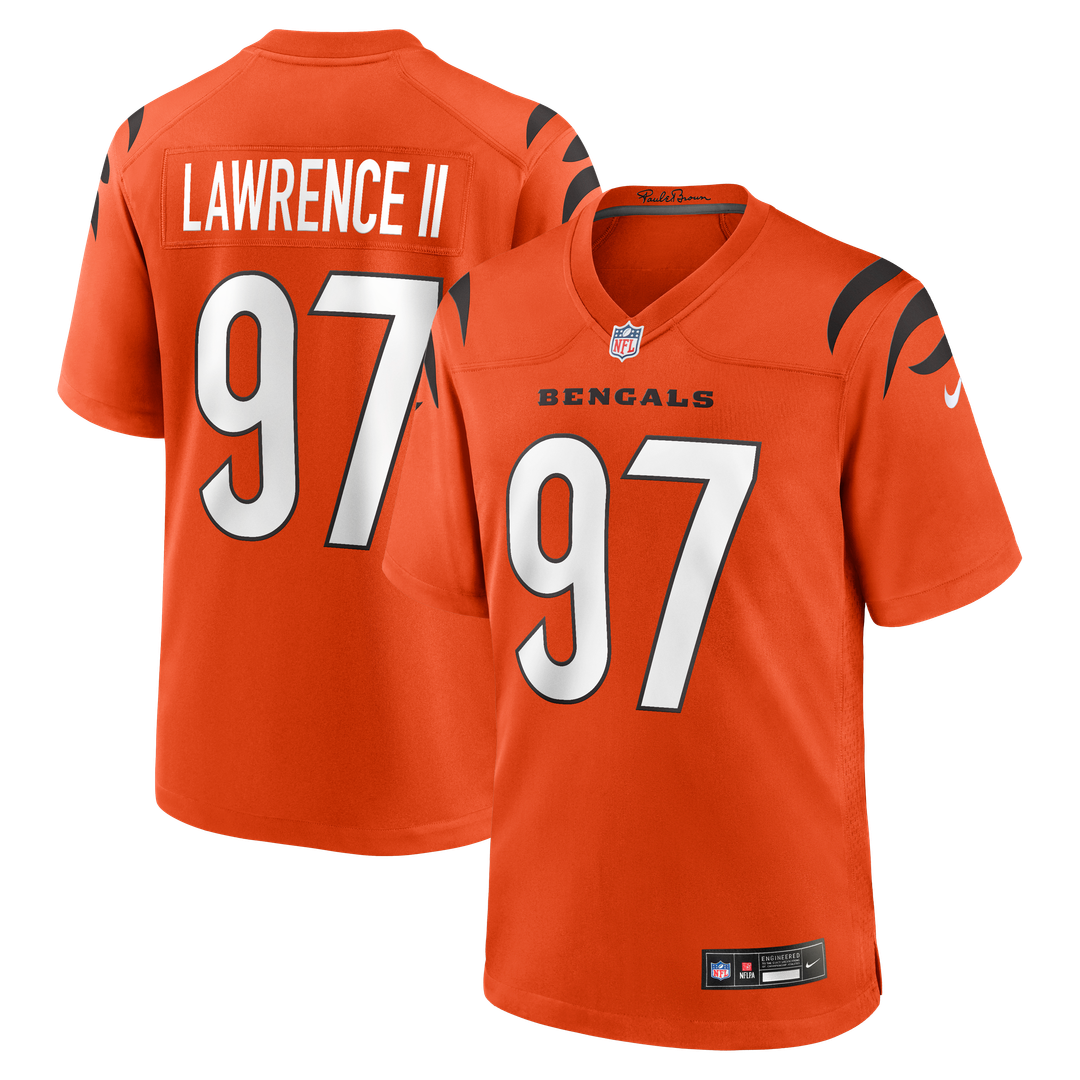 Cincinnati Bengals Dexter Lawrence II Nike Black Game Jersey