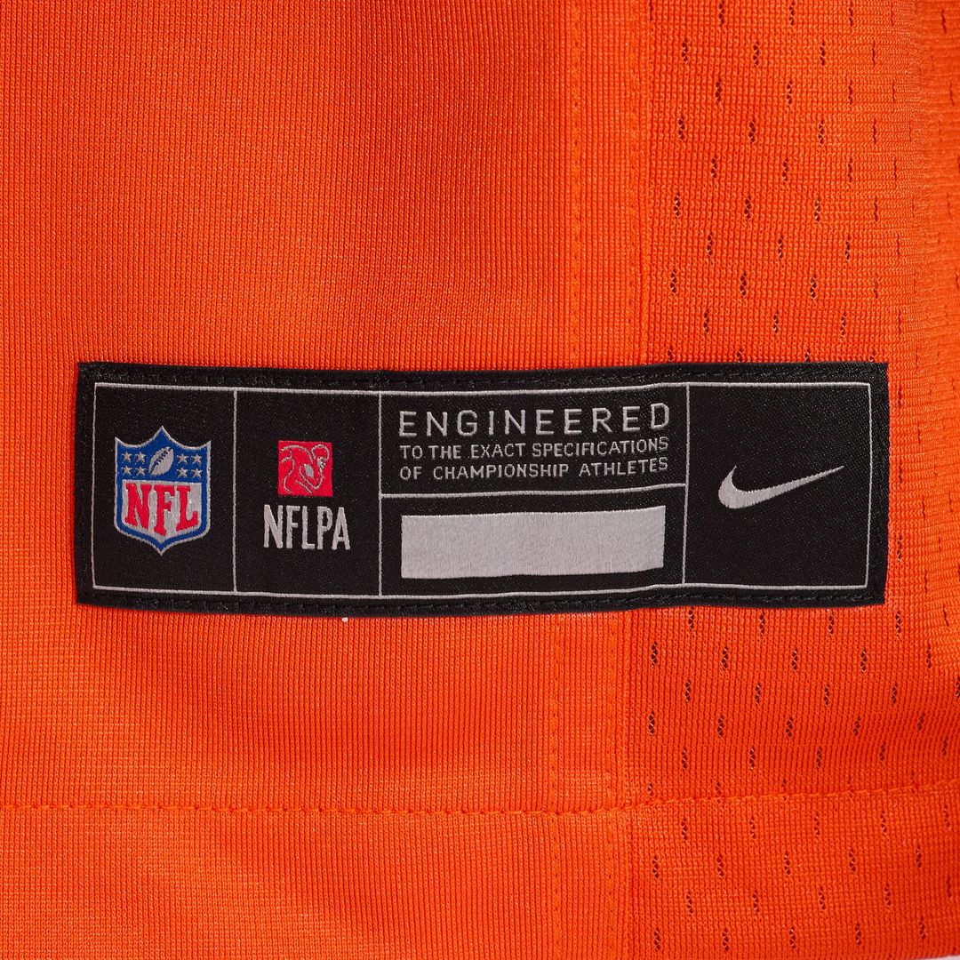 Chicago Bears Caleb Williams Nike Orange Alternate Player Game Jersey