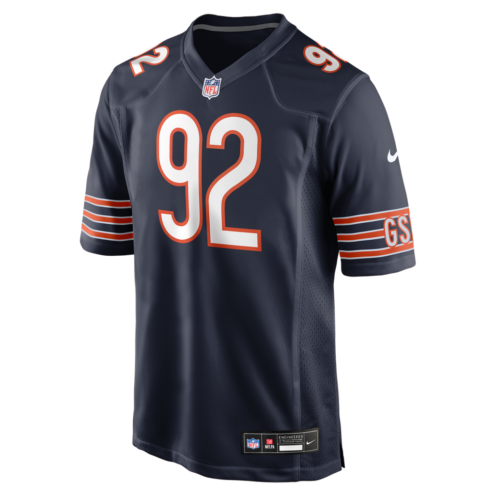 Chicago Bears Daniel Hardy Nike Navy Team Game Jersey