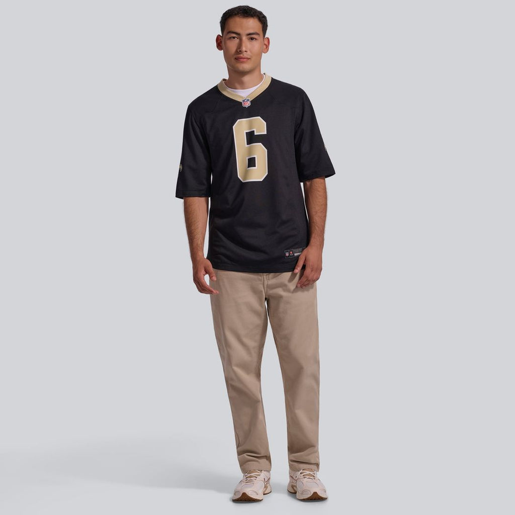 New Orleans Saints Tyler Shough Nike Gold Alternate Game Player Jersey