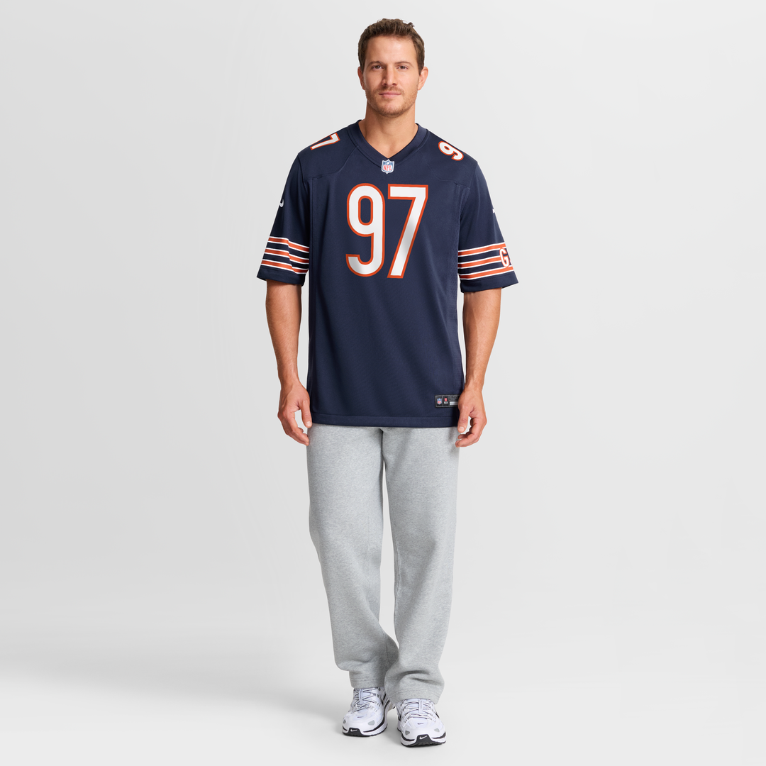 Chicago Bears James Lynch Nike Navy Team Game Jersey