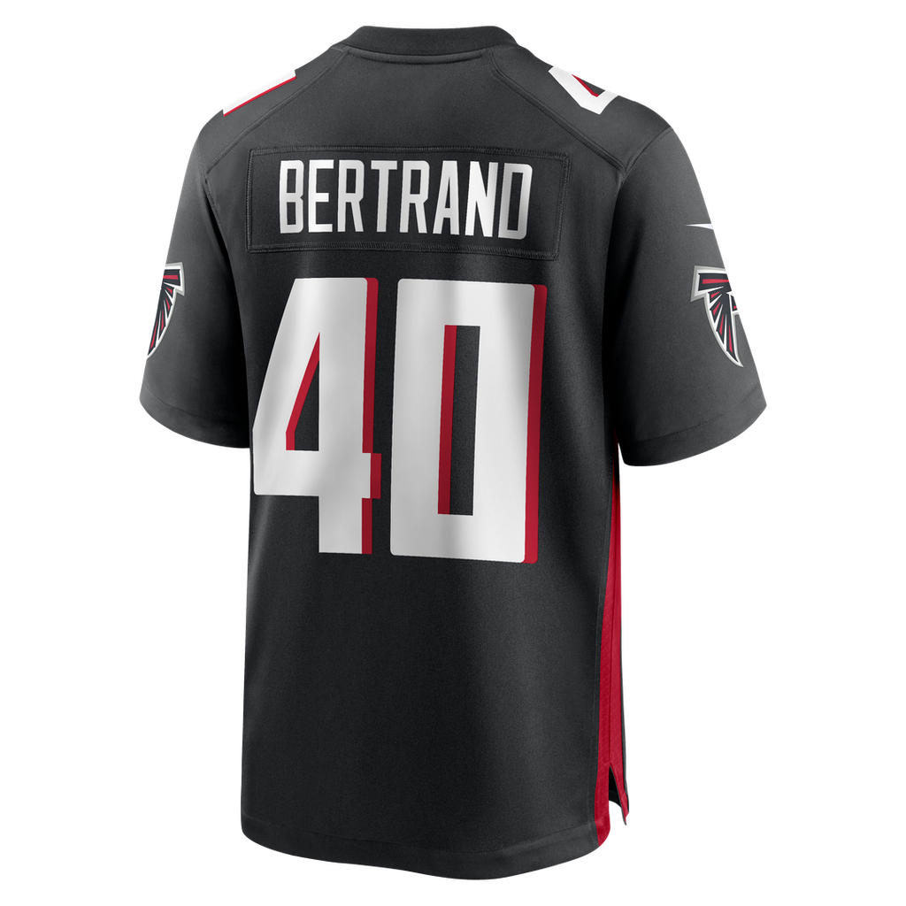 Atlanta Falcons JD Bertrand Nike Black Team Game Jersey