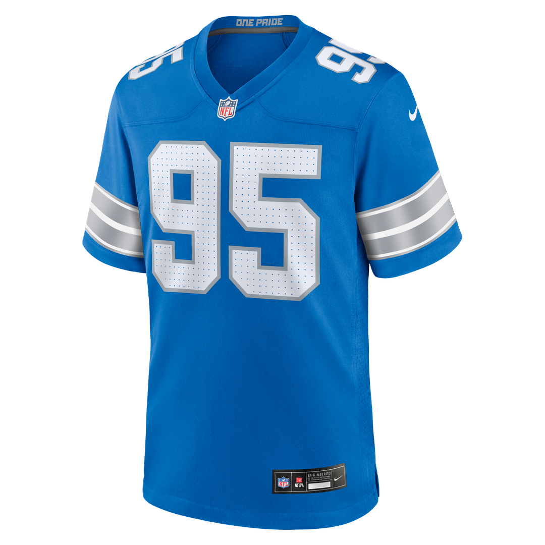 Detroit Lions Mathieu Betts Nike Blue Game Jersey