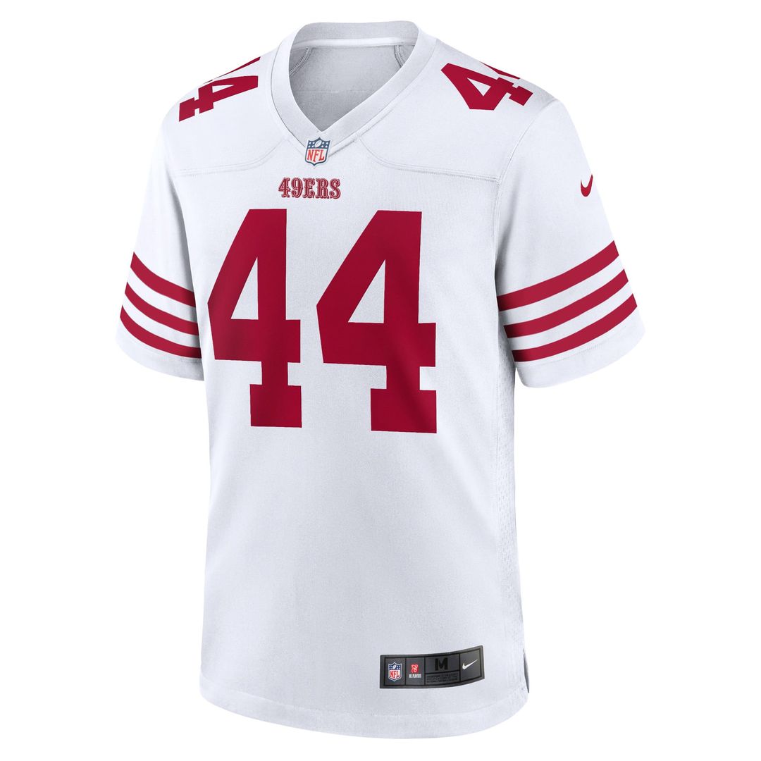 San Francisco 49ers Kyle Juszczyk Nike White Player Game Jersey