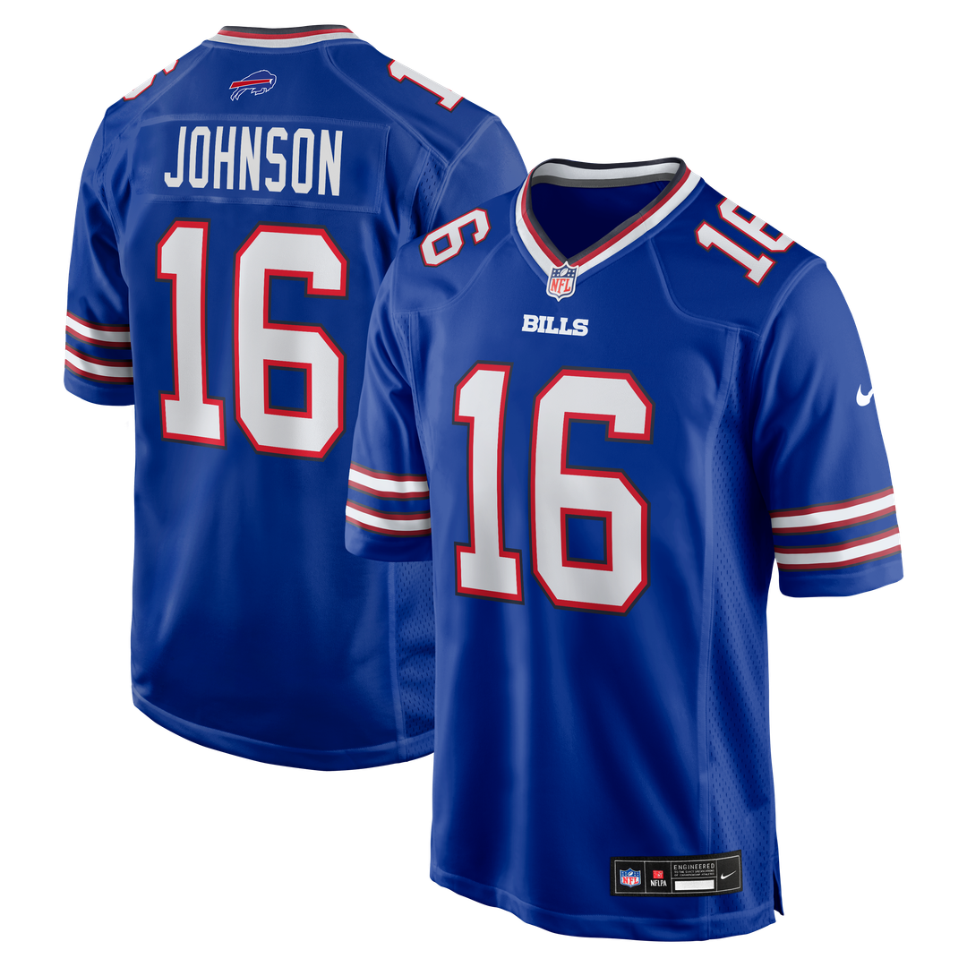 Buffalo Bills Xavier Johnson Nike Royal Game Jersey