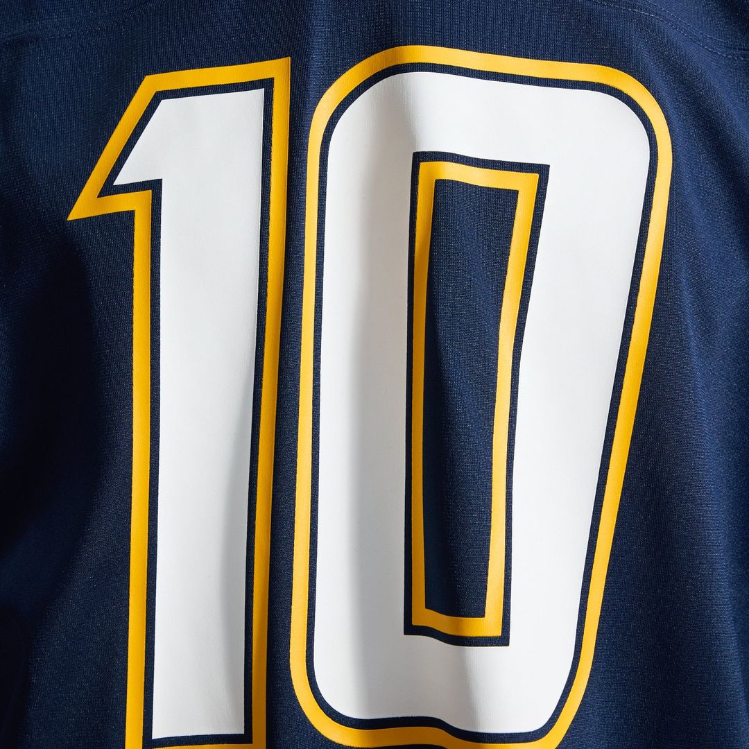 Los Angeles Chargers Justin Herbert Nike Powder Blue Player Game Jersey