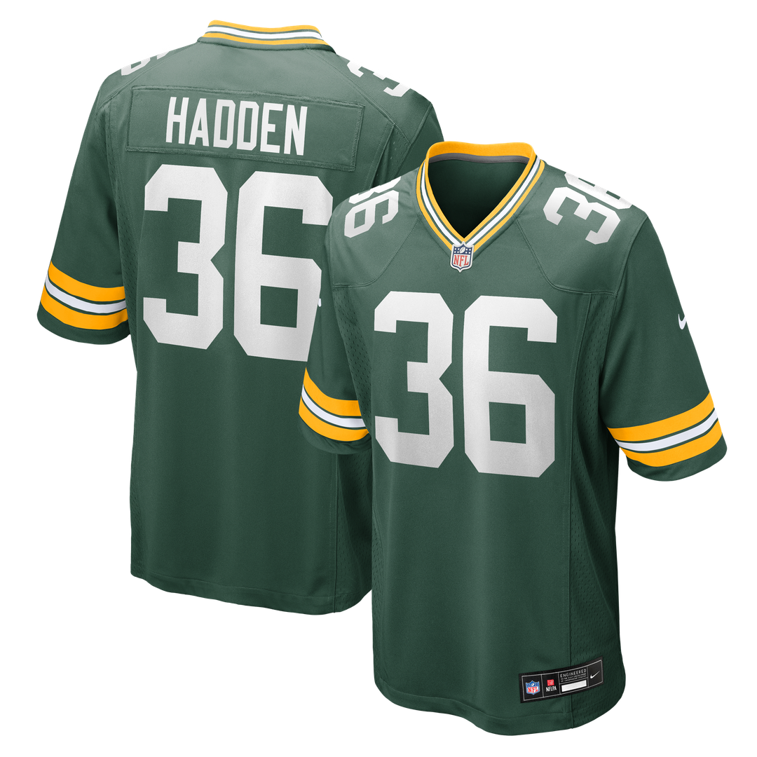 Green Bay Packers Kamal Hadden Nike Green Team Game Jersey