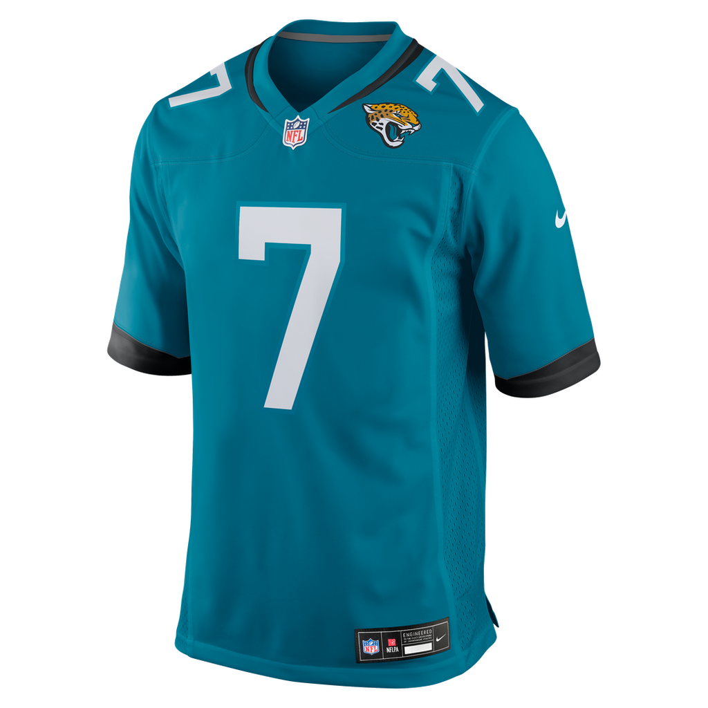 Jacksonville Jaguars Byron Leftwich Nike Black Retired Player Alternate Game Jersey