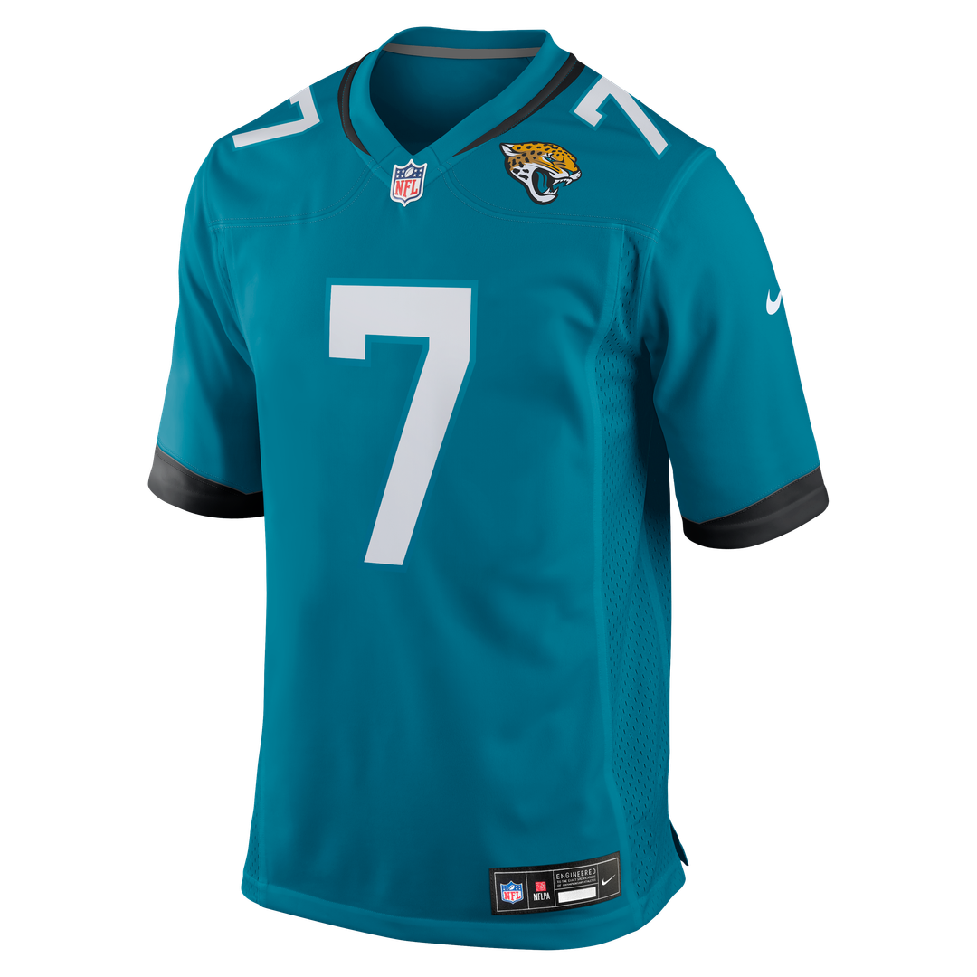 Jacksonville Jaguars Byron Leftwich Nike Black Retired Player Alternate Game Jersey