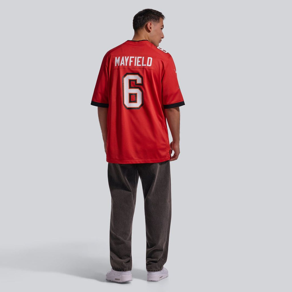 Tampa Bay Buccaneers Baker Mayfield Nike White Away Game Jersey