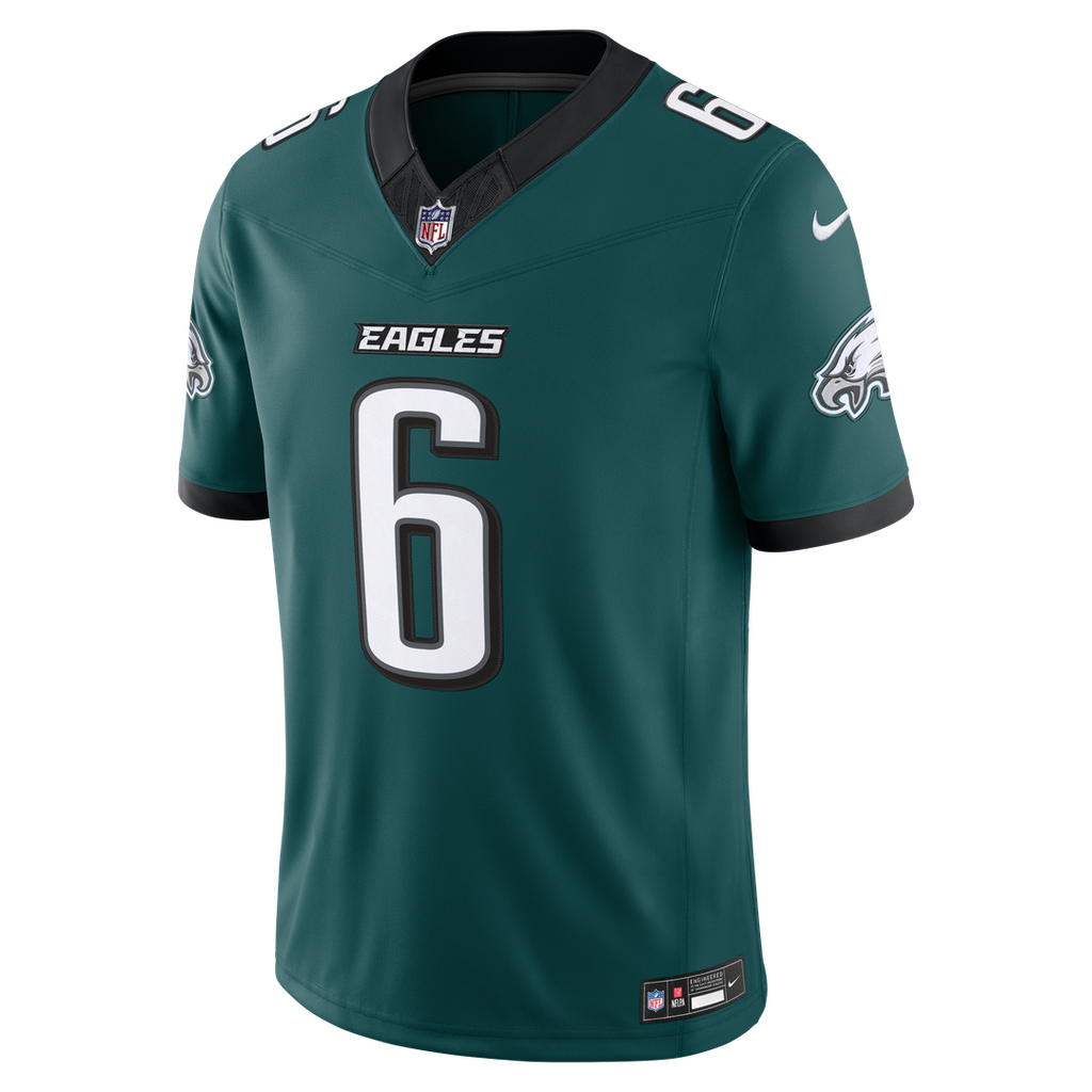 Philadelphia Eagles DeVonta Smith Nike Black Alternate Vapor F.U.S.E. Stitched Limited Jersey