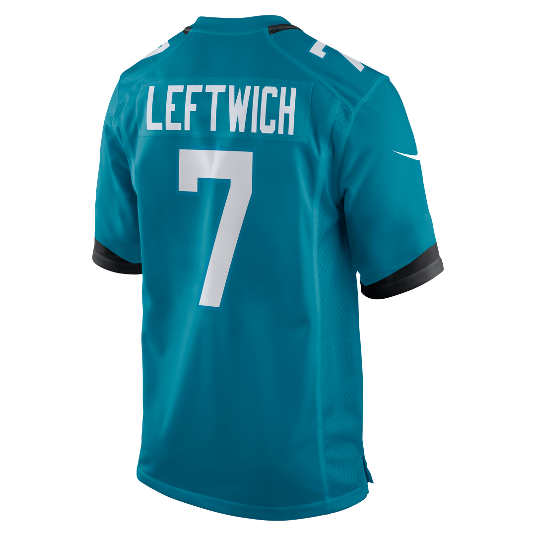 Jacksonville Jaguars Byron Leftwich Nike Black Retired Player Alternate Game Jersey