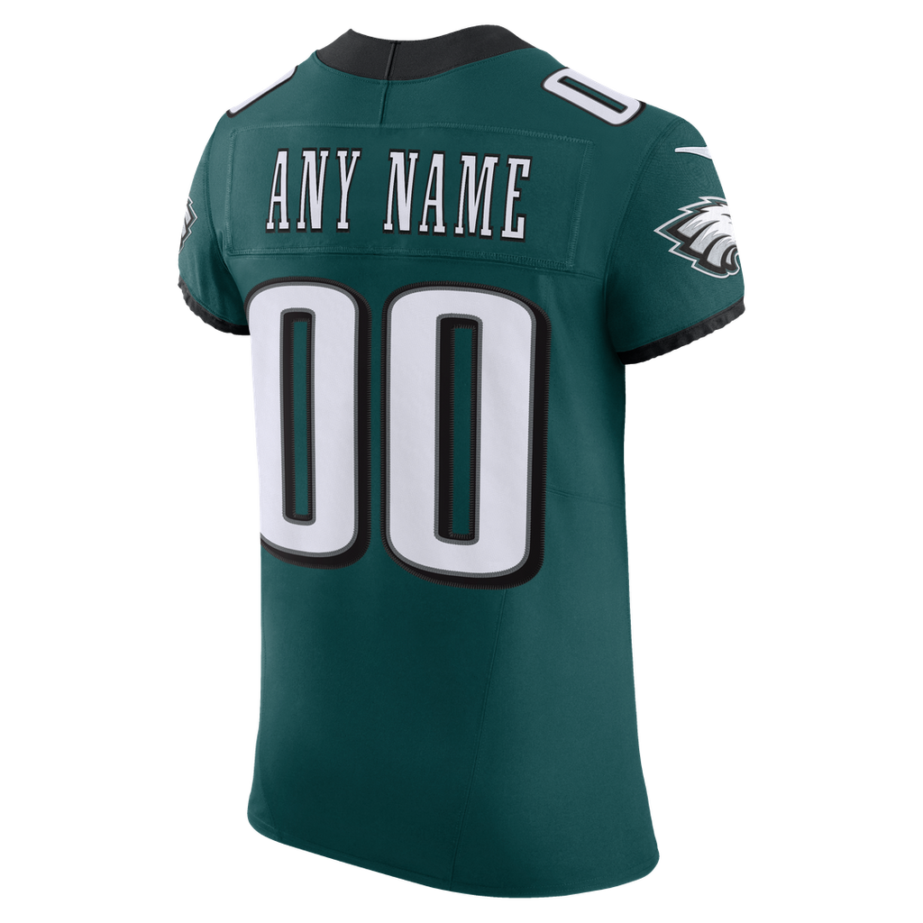 Philadelphia Eagles Nike Midnight Green Vapor F.U.S.E. Elite Custom Jersey