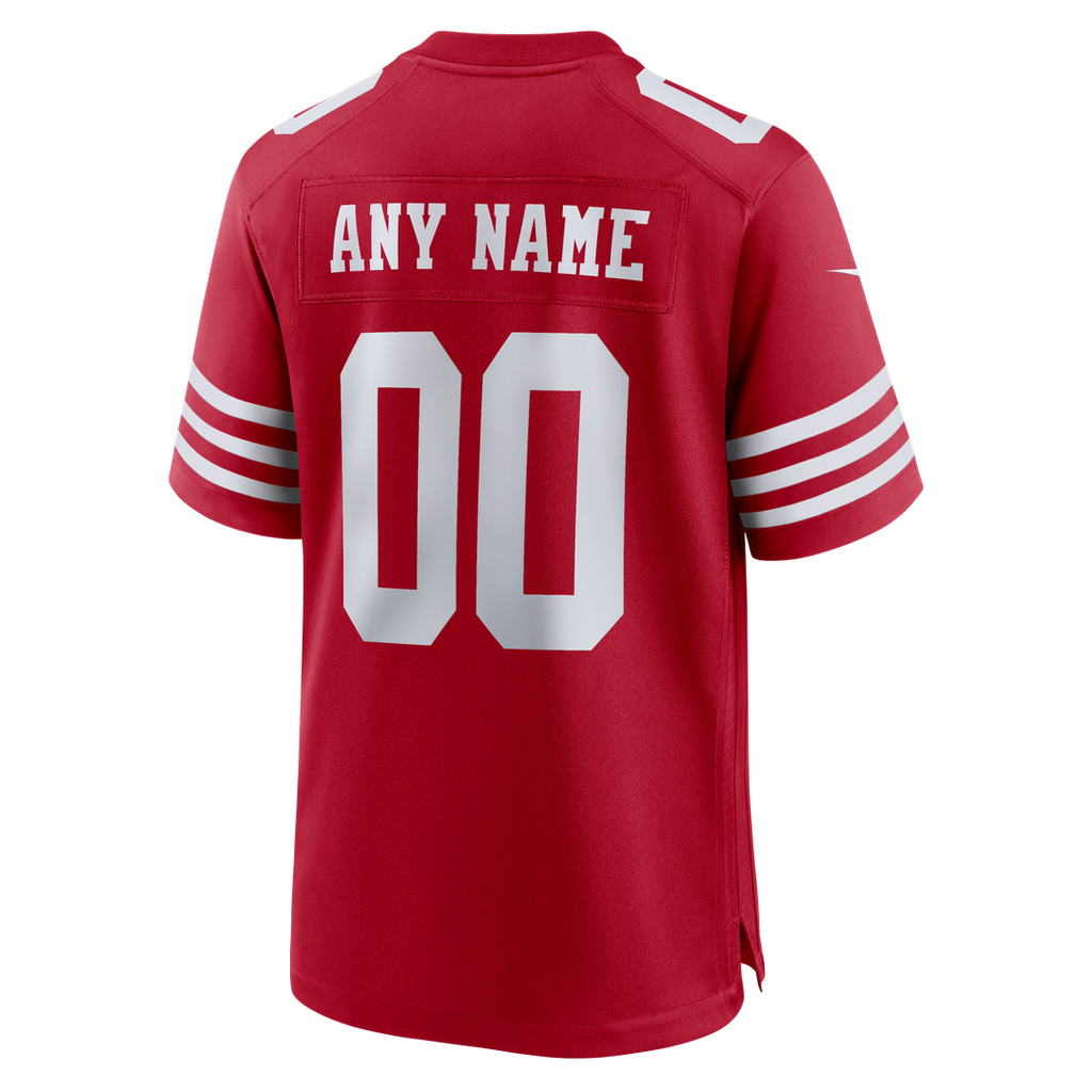 San Francisco 49ers Nike White 80th Anniversary Custom Game Jersey