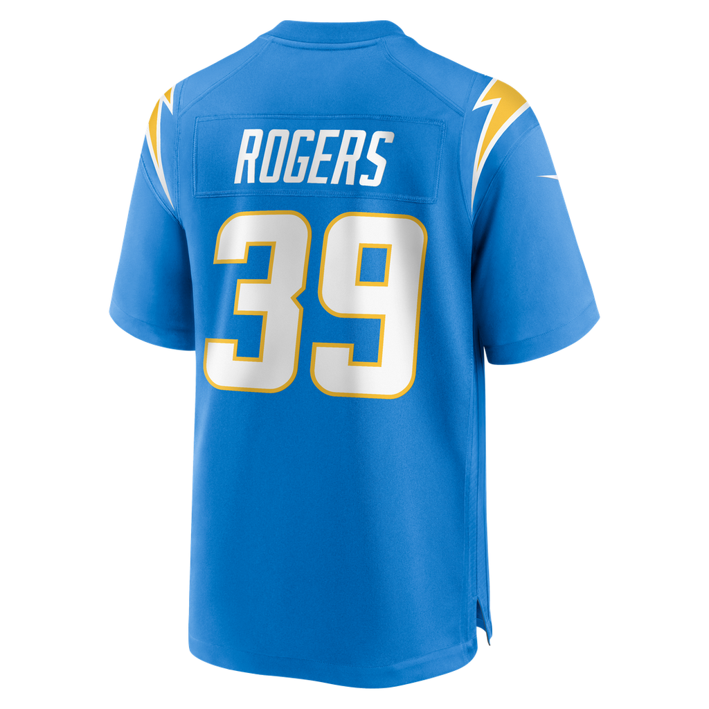 Los Angeles Chargers Eric Rogers Nike Powder Blue Team Game Jersey