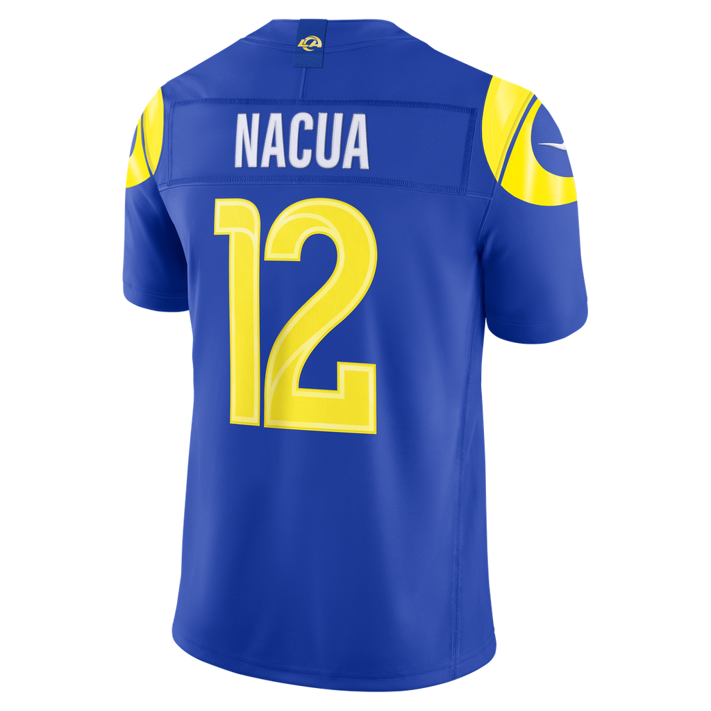 Los Angeles Rams Puka Nacua Nike White Vapor F.U.S.E. Stitched Limited Jersey