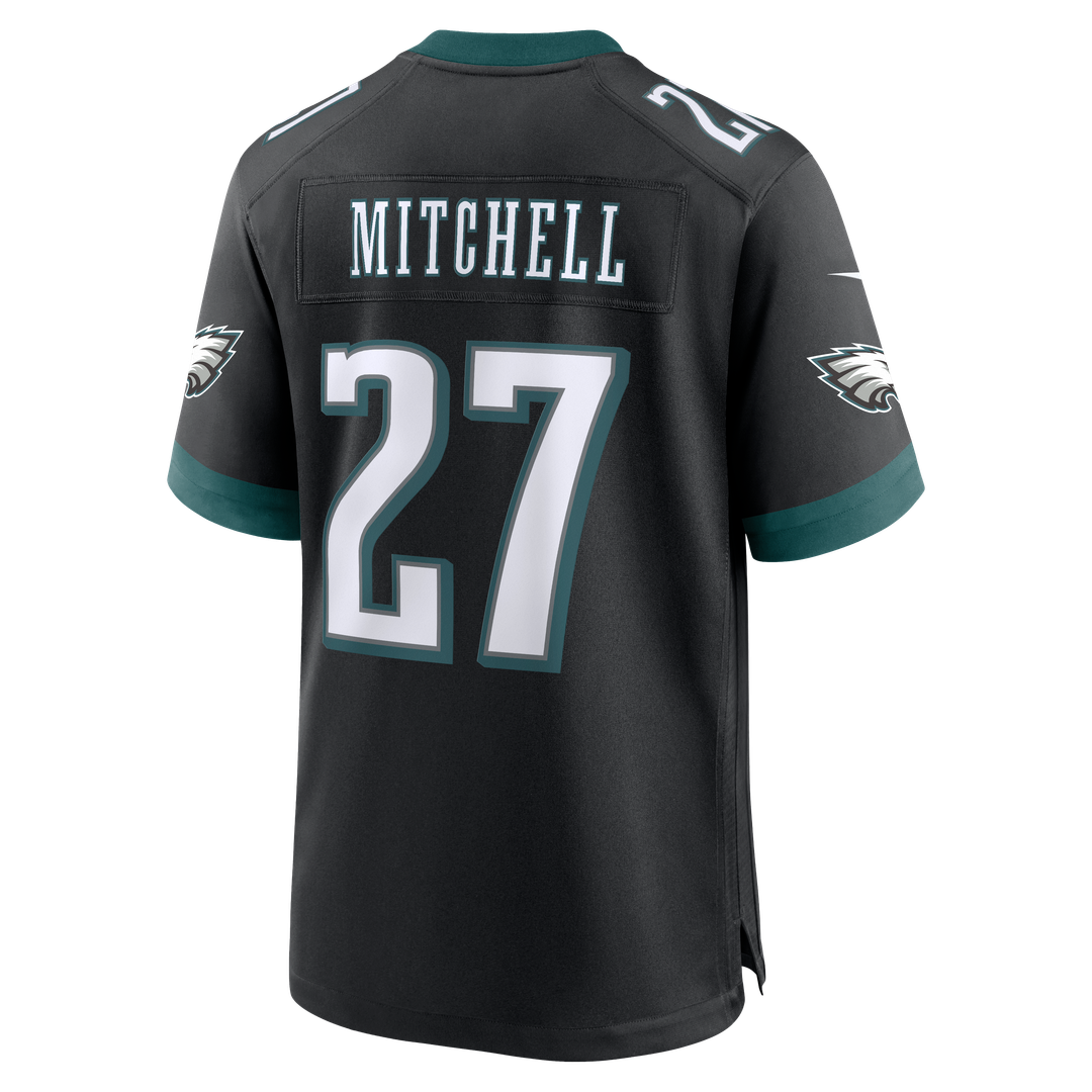 Philadelphia Eagles Quinyon Mitchell Nike Midnight Green Team Game Jersey