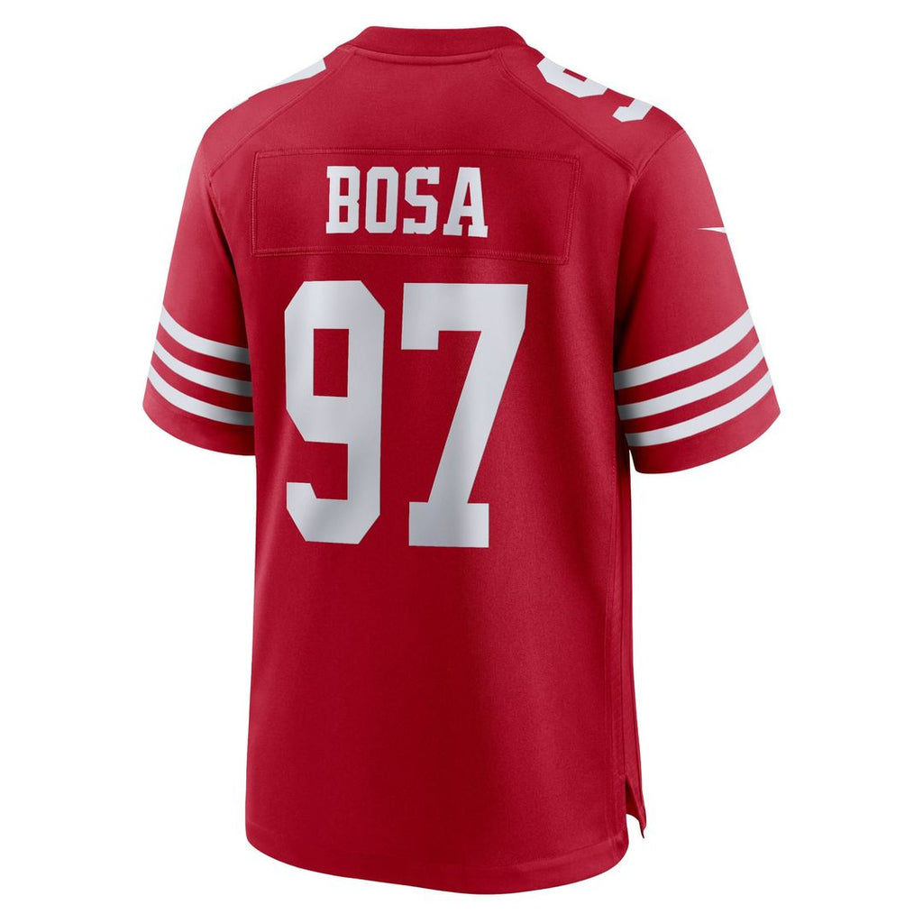 San Francisco 49ers Nick Bosa Nike White Player Game Jersey