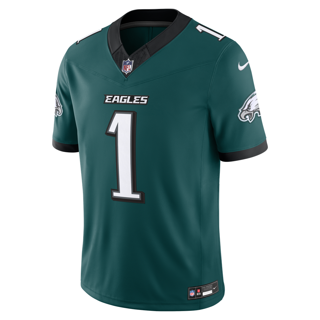 Philadelphia Eagles Jalen Hurts Nike Black Alternate Vapor F.U.S.E. Stitched Limited Jersey