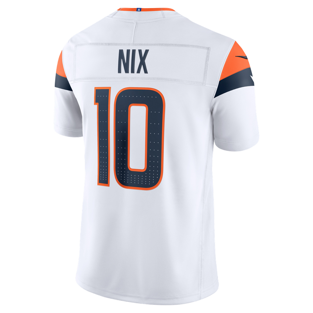 Denver Broncos Bo Nix Nike Orange Alternate Mile High Collection 1977 Throwback Vapor F.U.S.E. Stitched Limited Jersey