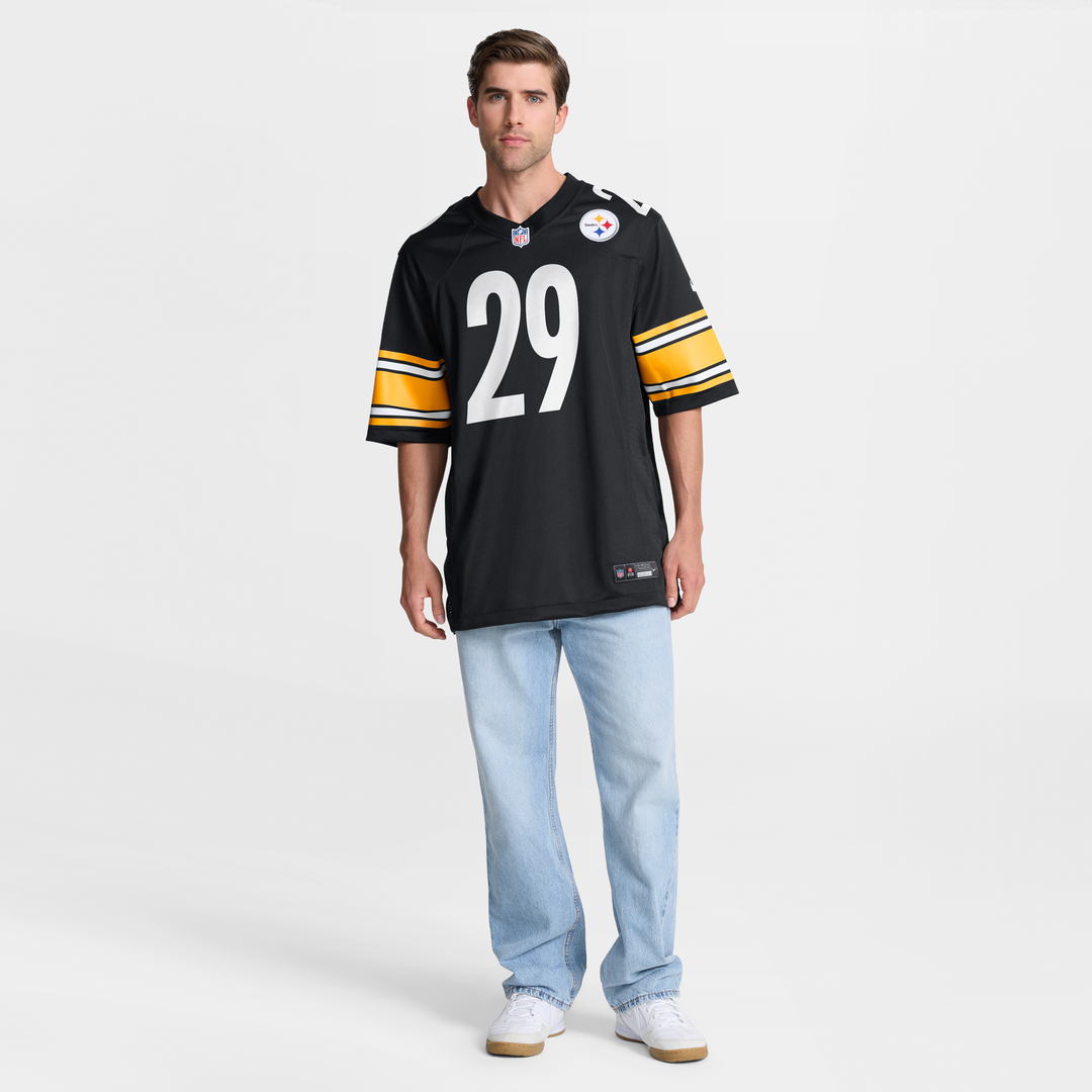 Pittsburgh Steelers Ryan Watts Nike Black Game Jersey