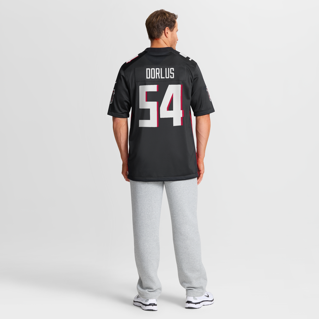 Atlanta Falcons Brandon Dorlus Nike Black Team Game Jersey