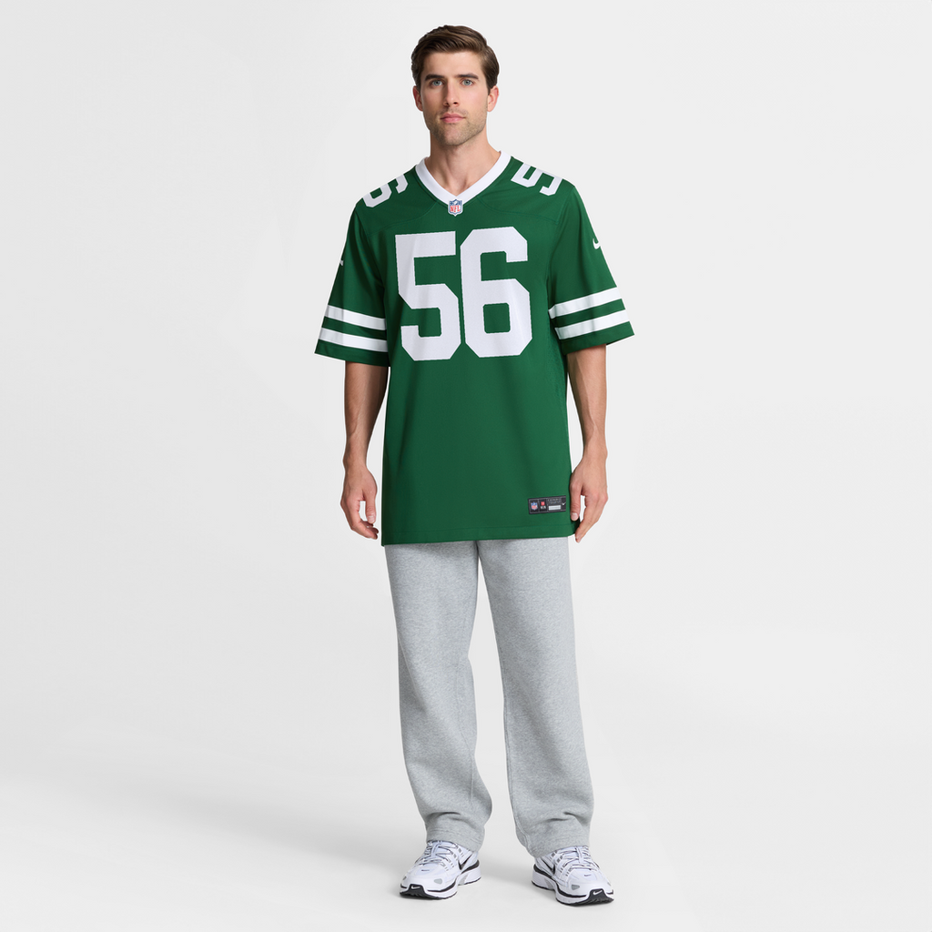 New York Jets Demario Davis Nike Legacy Green Team Game Jersey