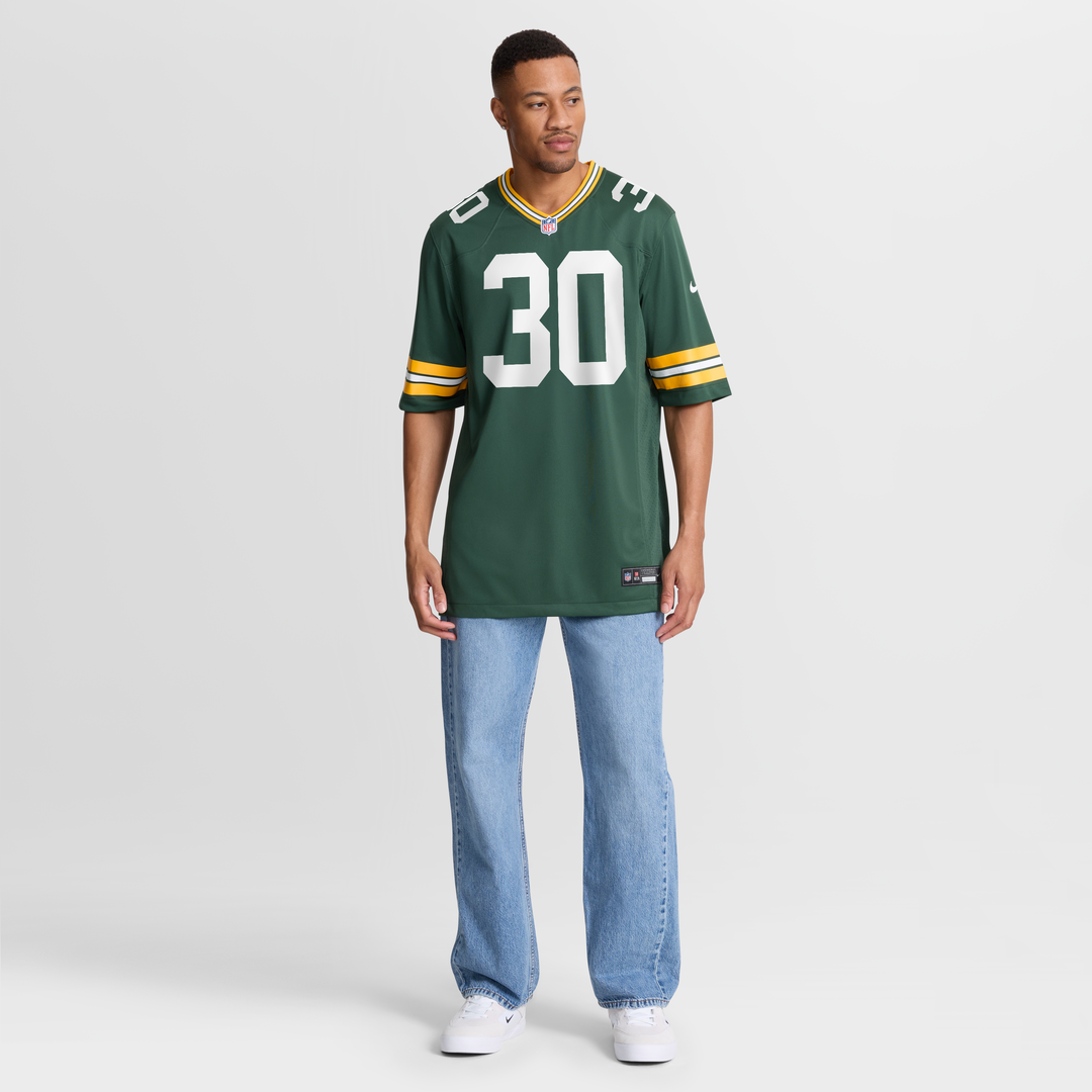 Green Bay Packers Chris Brooks Nike Green Team Game Jersey