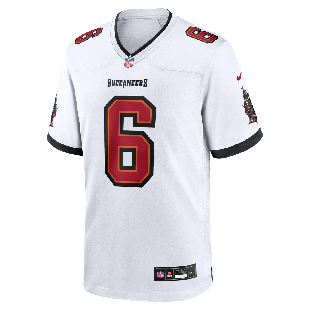 Tampa Bay Buccaneers Baker Mayfield Nike Orange Throwback Game Jersey